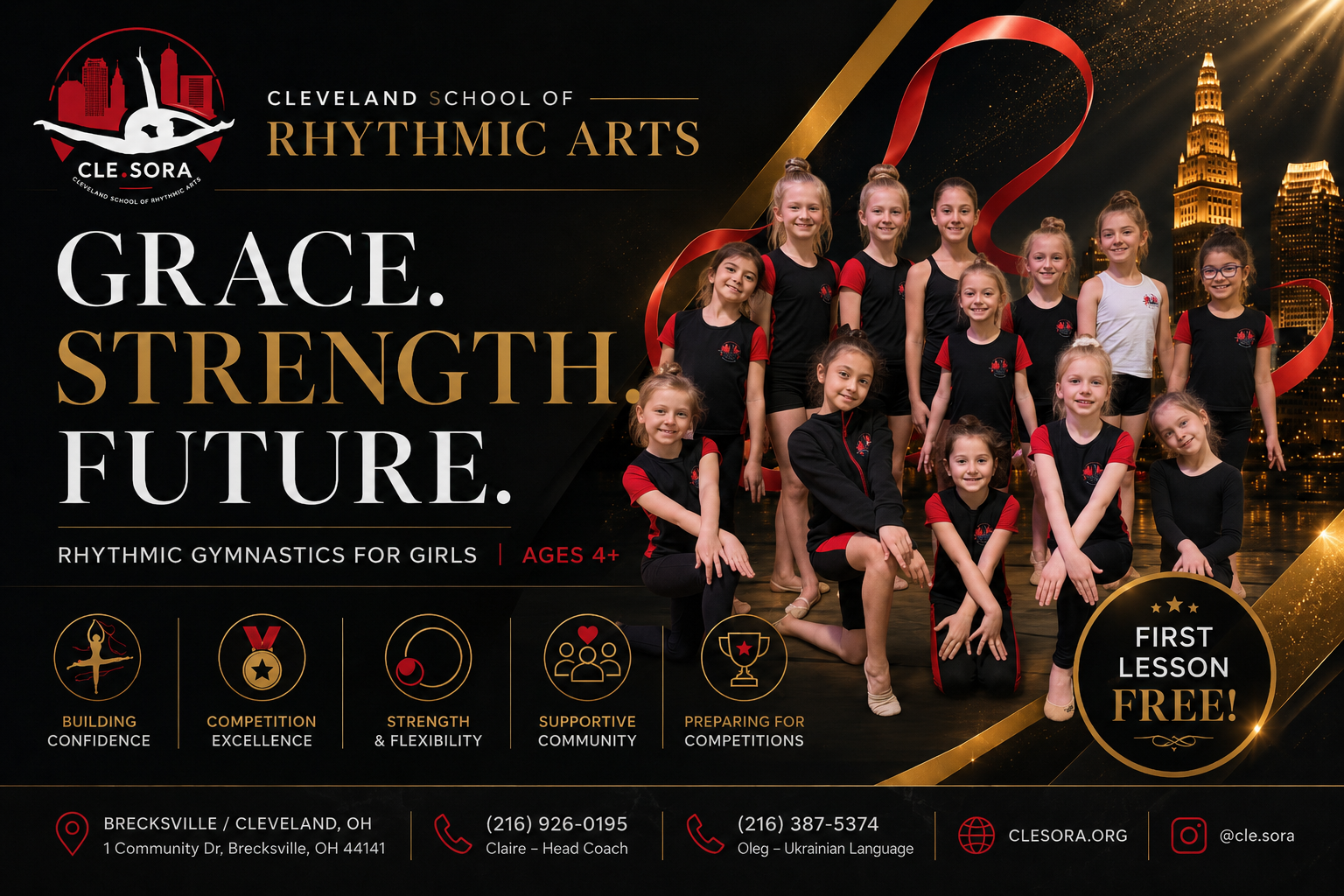 Cleveland School of Rhythmic Arts: Grace, Strength, Future