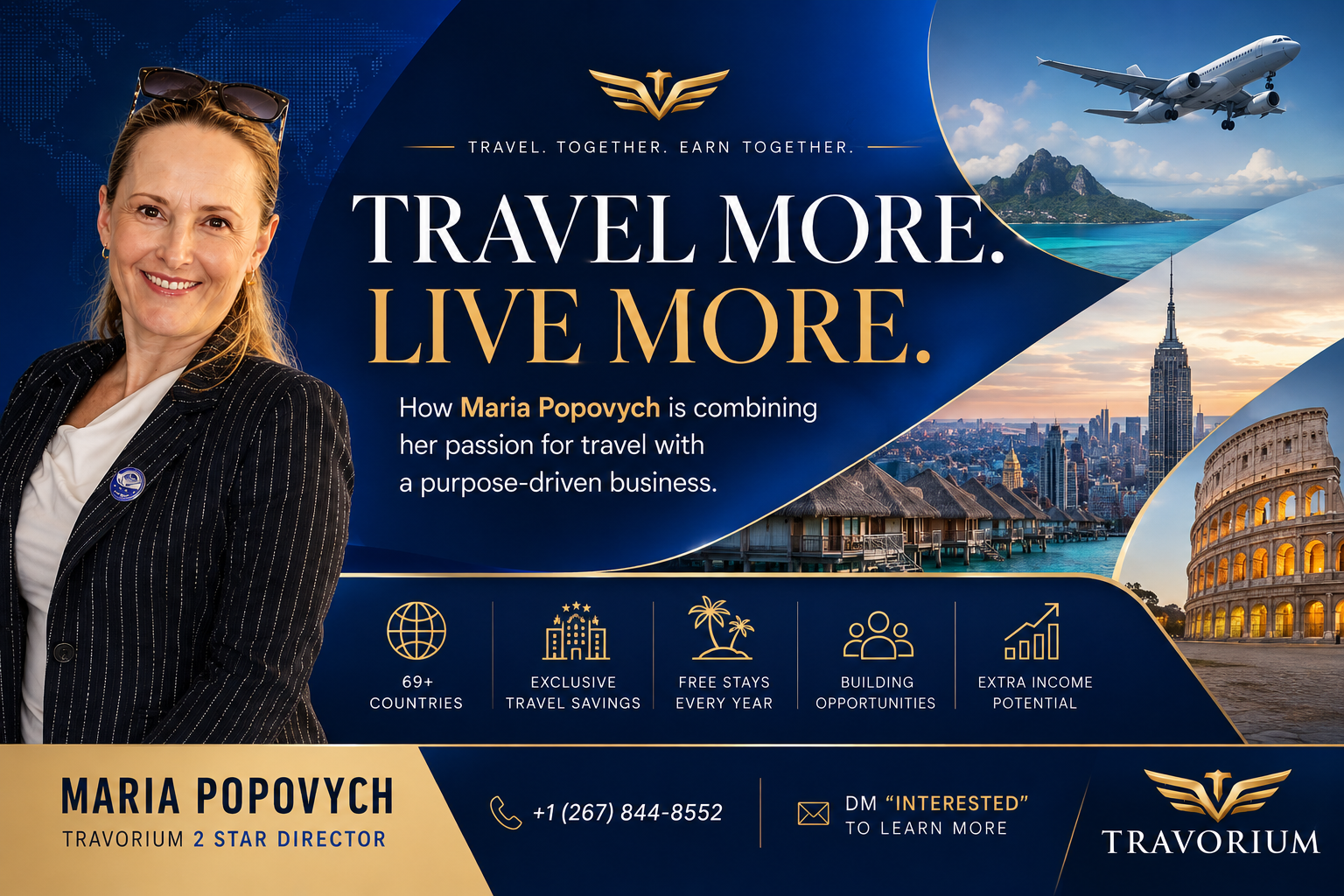 Maria Popovych: More Freedom, More Possibilities Through Travel